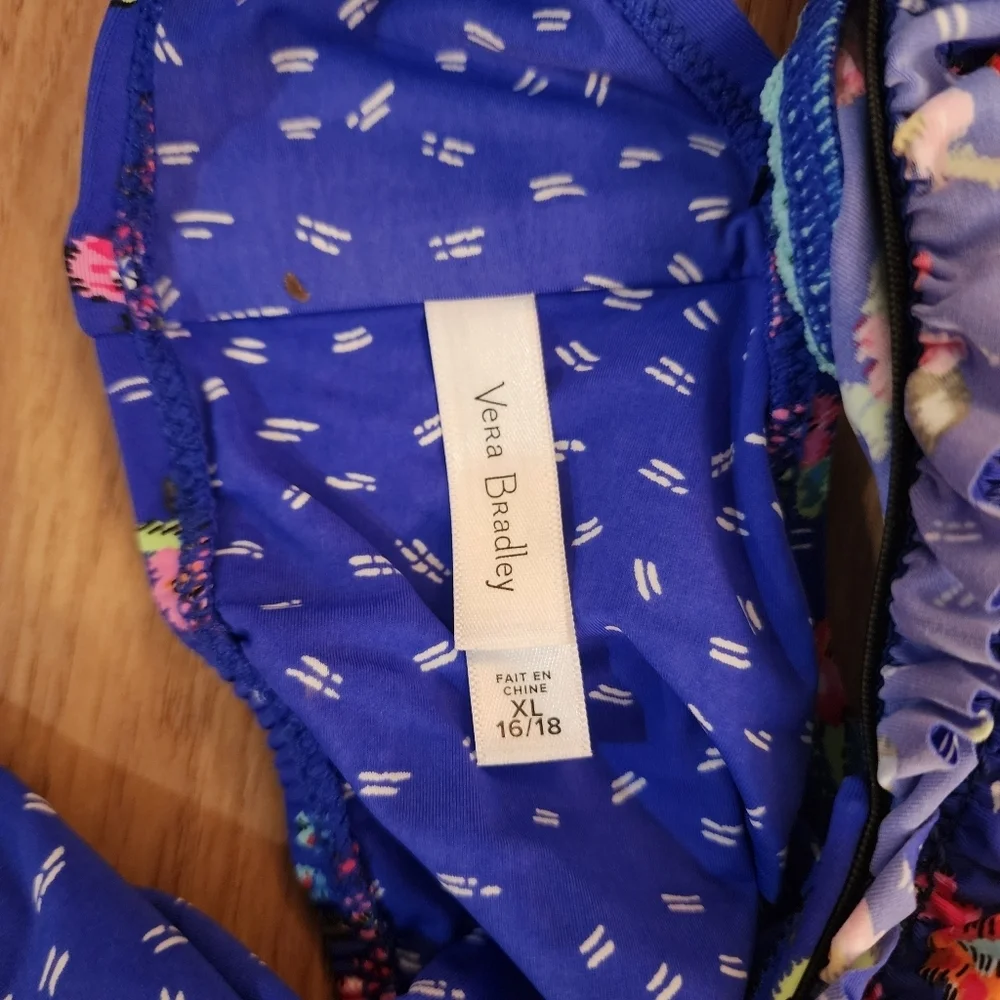 NWT Vera Bradley Bikini Top- XL